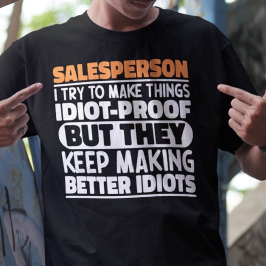 営業を作るおもしろい諺 Tシャツ