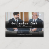 営業広告会社の名刺 名刺 (裏面)