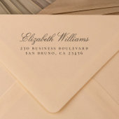 営業所 |名前をカスタムする差出人住所 セルフインキングスタンプ