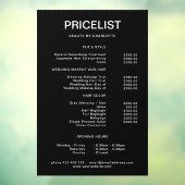 営業時間と営業時間 ウィンドウサイン (シート3)