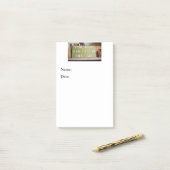 営業時間の印の大きいポスト・イット ポストイット (デスク上)