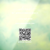 営業時間は予約のみで承ります ようこそ  ウィンドウサイン (シート3)