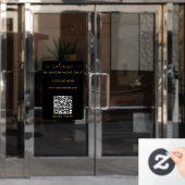 営業時間は予約のみで承ります ようこそ  ウィンドウサイン (オフィスドア)