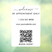 営業時間は予約のみで承ります ようこそ  ウィンドウサイン (シート3)