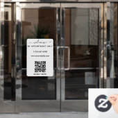 営業時間は予約のみで承ります ようこそ  ウィンドウサイン (オフィスドア)