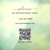 営業時間は予約のみで承ります ようこそ ウィンドウサイン (シート3)