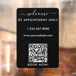 営業時間は予約のみで承ります ようこそ ウィンドウサイン