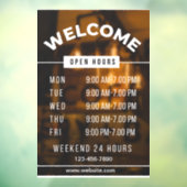 営業時間サイン ウィンドウサイン (シート3)