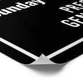 営業時間価格表 ポスター (角)