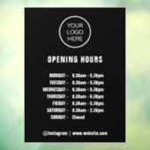 営業時間営業ロゴ営業時間黒 ウィンドウサイン (シート3)