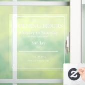 営業時間記号 | ウィンドウサイン (ホーム)