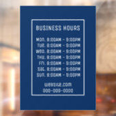 営業時間記号（青） ウィンドウサイン (シート2)