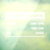 営業時間 ウィンドウサイン (シート3)