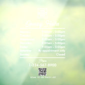 営業時間 ロゴ 白 シンプル スクリプト ウィンドウサイン (シート3)