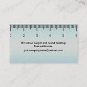 営業用定規グラフィック 名刺 (裏面)