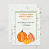 営業秋住所の変更 案内ポストカード (正面/裏面)