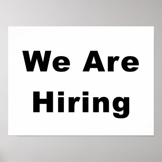 営業窓広告を募集している ポスター (正面)