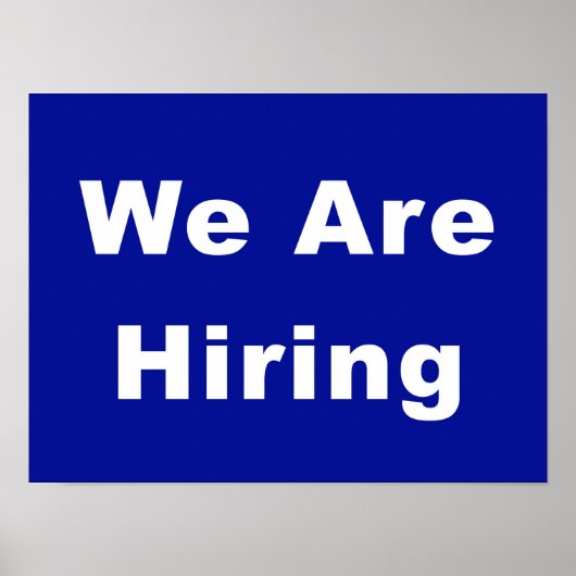 営業窓広告を募集している ポスター (正面)