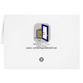 営業紹介グリーティングカード (裏面横)