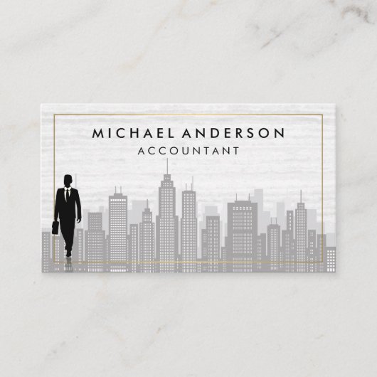 営業者 |都市 名刺 (正面)