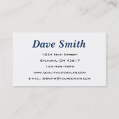 営業車のとサービス 名刺 (裏面)