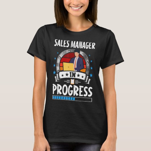 営業部長の研修生 Tシャツ (正面)
