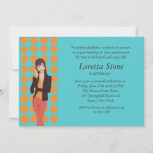 営業電話の退職招待状 招待状