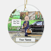 営業 – 男性 セラミックオーナメント (左)