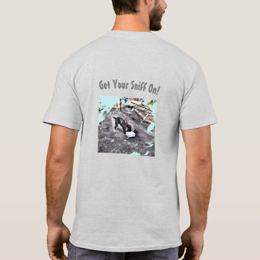 嗅ぎ分けろ！ Tシャツ (裏面)