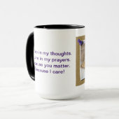 嗅ぎ回る猫ちゃん マグカップ (正面左)