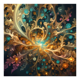 嗅覚フラクタル抽象芸術アート フォトプリント