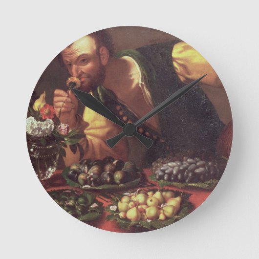 嗅覚 ラウンド壁時計 (正面)