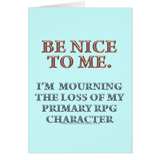 嘆いているキャラクター (正面)