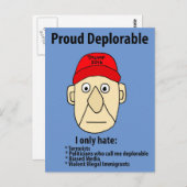 嘆かわおもしろいしい政誇りを持った治漫画 ポストカード (正面/裏面)