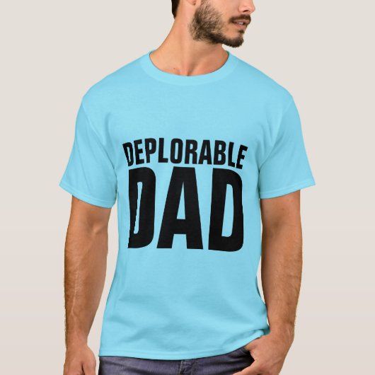 嘆かわしいパパ、保守的なTシャツ Tシャツ (正面)