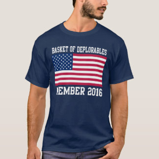 嘆かわしいメンバー2016年のバスケット Tシャツ