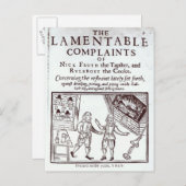 嘆かわしい不満 ポストカード (正面/裏面)