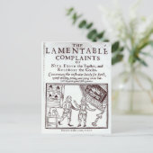 嘆かわしい不満 ポストカード (スタンド正面)