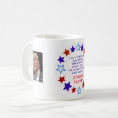 嘆かわしい切札の投票者のコップのマグ コーヒーマグカップ (正面左)