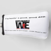 嘆かわしい私達ゴルファー ゴルフヘッドカバー (正面)