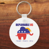 嘆かわしい米国 キーホルダー (正面)