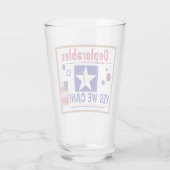 嘆かわしいYesできる！ガラス タンブラーグラス (裏面)