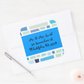 嘆きの壁イスラエルバーバルミツワー事前アドレス スクエアシール (封筒)