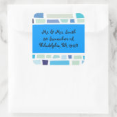 嘆きの壁イスラエルバーバルミツワー事前アドレス スクエアシール (バッグ)