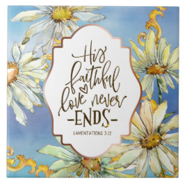 嘆きの3:22彼の忠実な愛は終わらない タイル