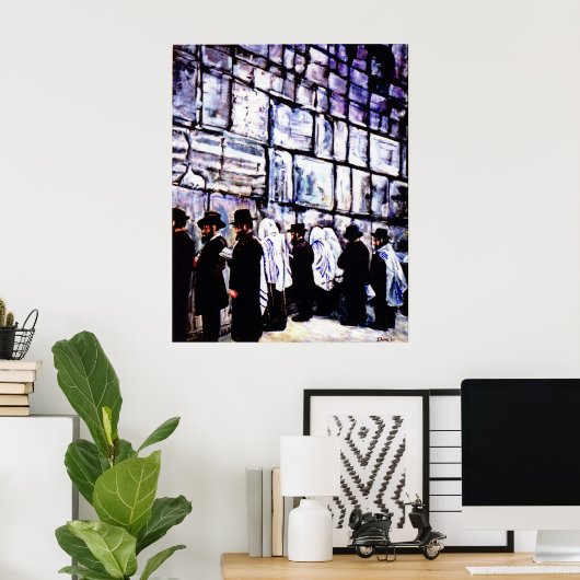 嘆き壁 ポスター (ホームオフィス)