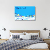 嘆き悲しむ壁イスラエルバーバルミツワーサインインボード キャンバスプリント (インサイチュ (寝室))