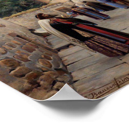 嘆き悲しむ壁 | Gustav Bauernfeind | ポスター (角)