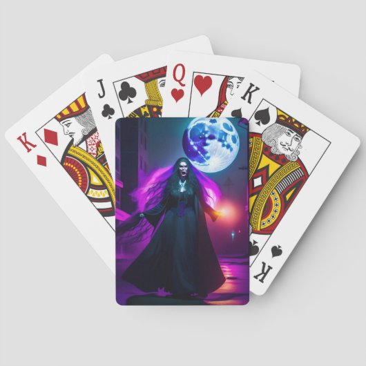 嘆き悲しむ女性 トランプ (裏面)