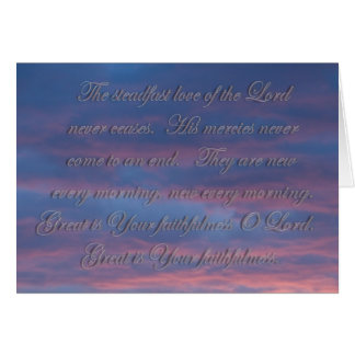 嘆き3:22主の不滅の愛